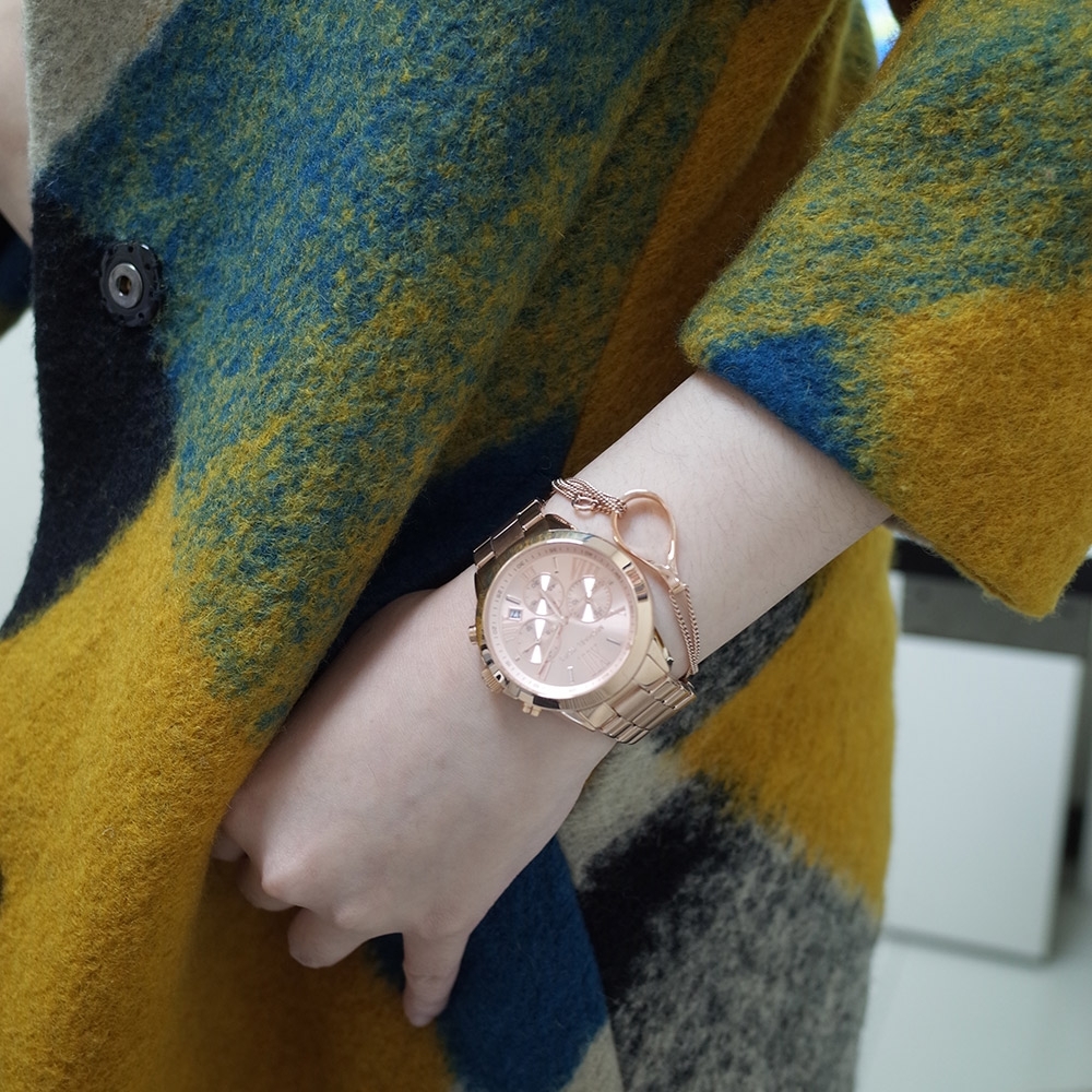 Michael Kors MK BRADSHAW 羅馬假期計時腕錶(MK5778)40mm