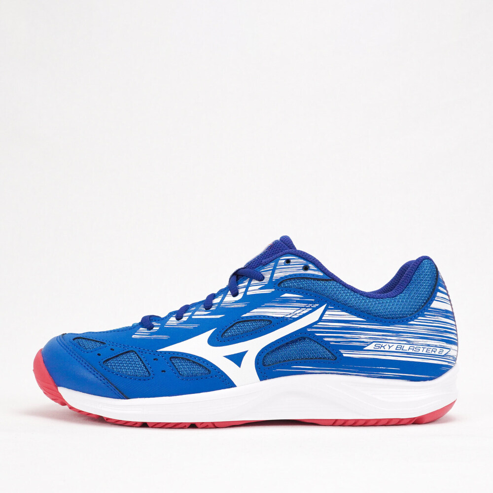 Mizuno Sky Blaster 2 [71GA204521] 男 羽球鞋 排球 運動 訓練 基本款 穩定 藍白紅