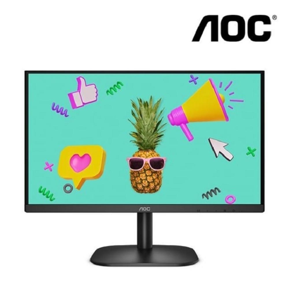 (夜殺) AOC 22B2DA 窄邊框廣視角螢幕(22型/FHD/HDMI/喇叭/VA)