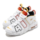 Nike 休閒鞋 Air More Uptempo 童鞋 經典款 大AIR 復刻 氣墊 避震 中童 白 黃 DD9286100 product thumbnail 1