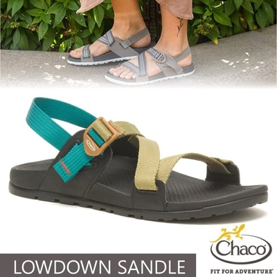 【Chaco】女 LOWDOWN SANDLE 休閒涼鞋.戶外拖鞋.海灘鞋_CH-LAW01-HJ13 青綠酪梨