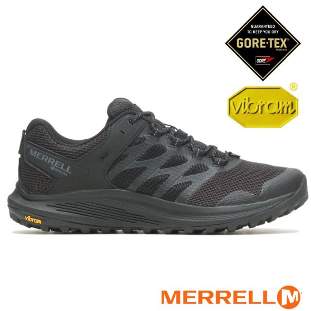 【MERRELL】男 NOVA 3 GORE-TEX防水輕量越野健行鞋.登山鞋_ML067583 黑