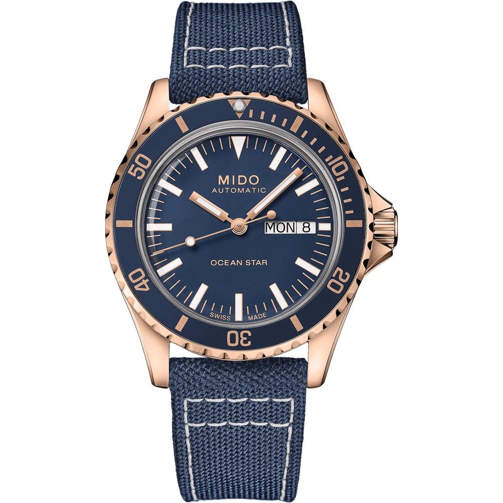 【MIDO 美度】官方授權 OCEAN STAR TRIBUTE海洋之星75週年腕錶(M0268303804100)-40.5mm