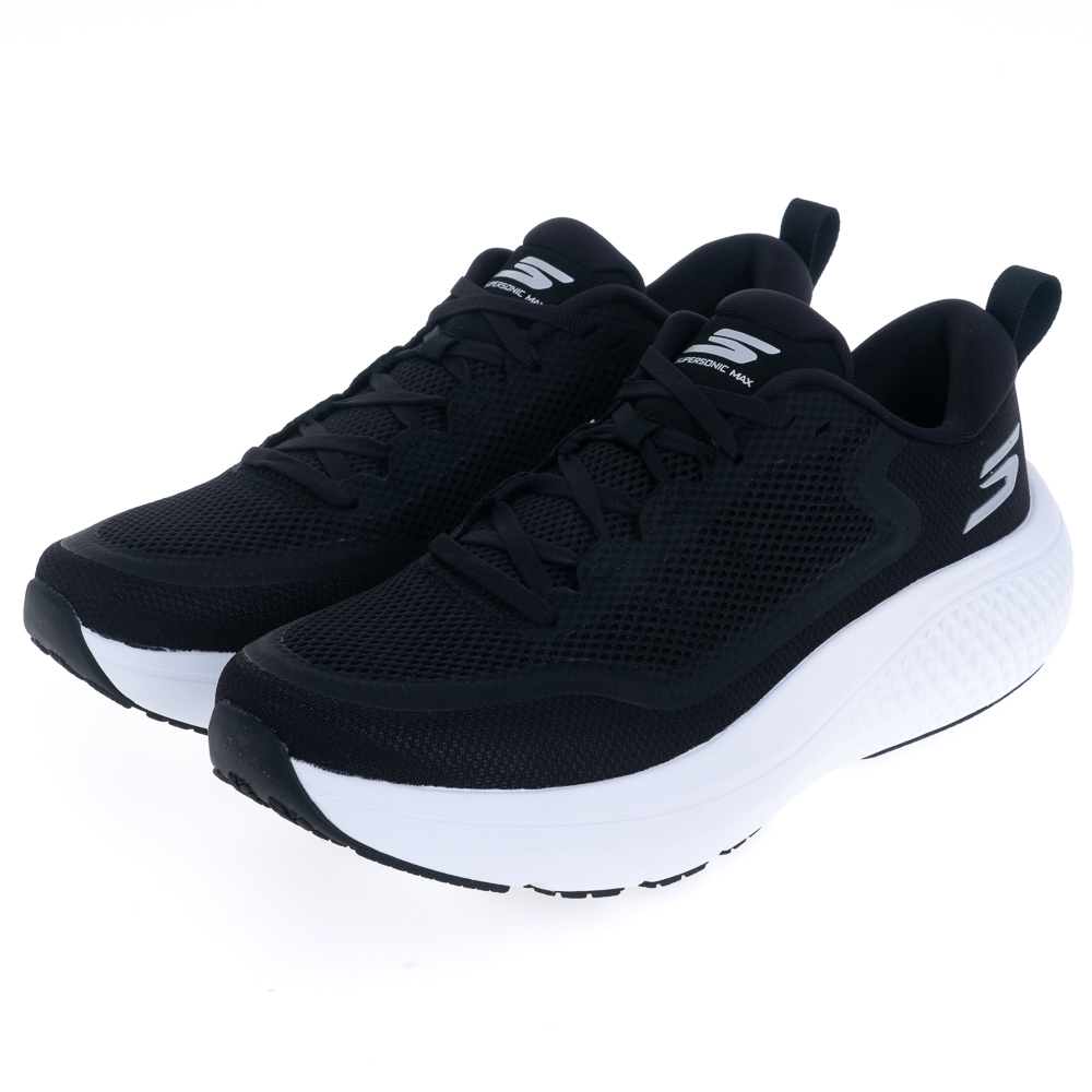 SKECHERS 男鞋 慢跑鞋 慢跑系列 GO RUN SUPERSONIC MAX - 246086BKW