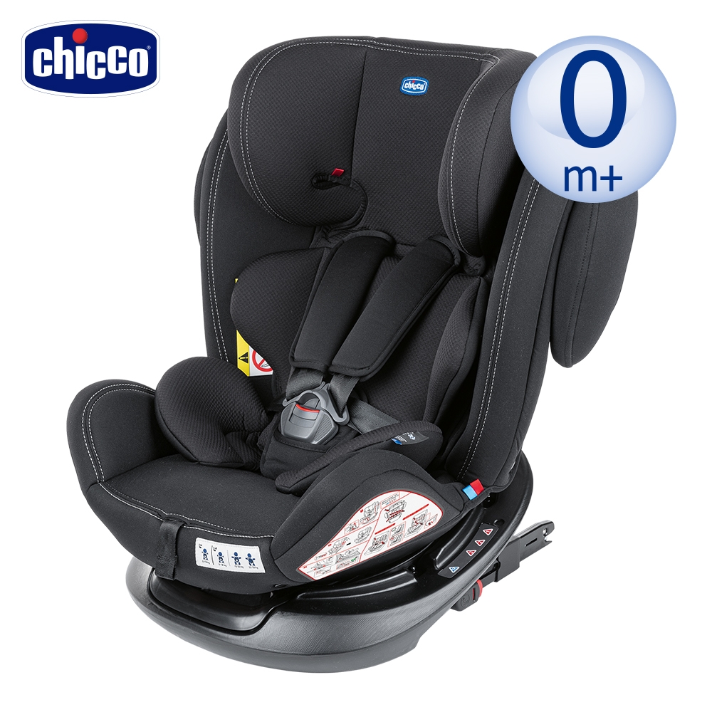 chicco-Unico Plus 0123 Isofix安全汽座-幕府黑