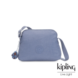 Kipling 氣質粉嫩藍隨身斜背包-DIEP