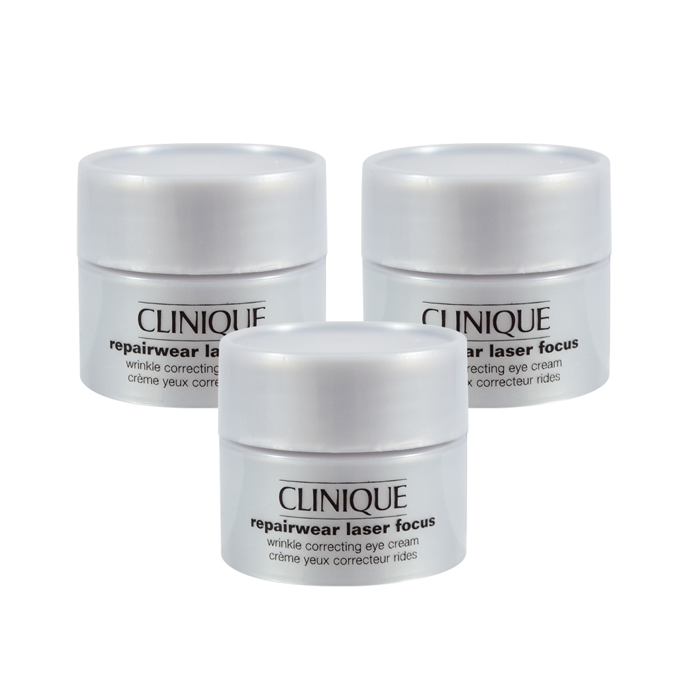 Clinique 倩碧 奇蹟光特效撫紋眼霜 5ml 超值3入組