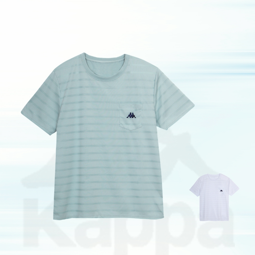 【KAPPA】服裝 一起運動 中性短袖圓領衫  23SS  (351M6MW-001/351M6MW-W7Q)