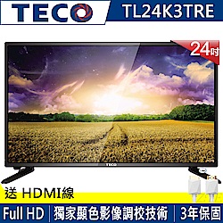 TECO東元 24吋 FHD 低藍光液晶顯示器+視訊盒 TL24K3TR