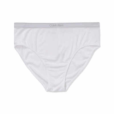 Calvin Klein 熱銷刺繡文字運動內褲(女)-白色