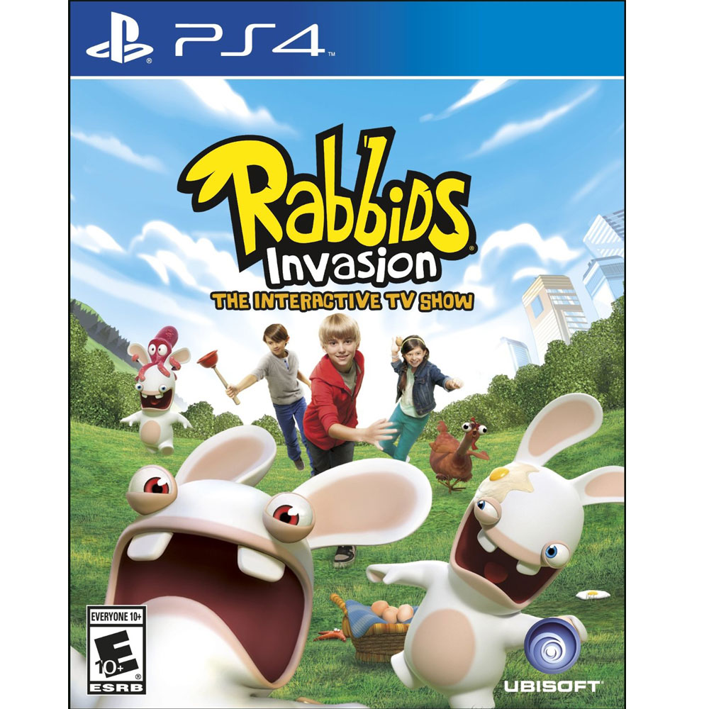 瘋狂兔子全面侵略 TV 互動遊戲 Rabbids Invasion-PS4英文美版