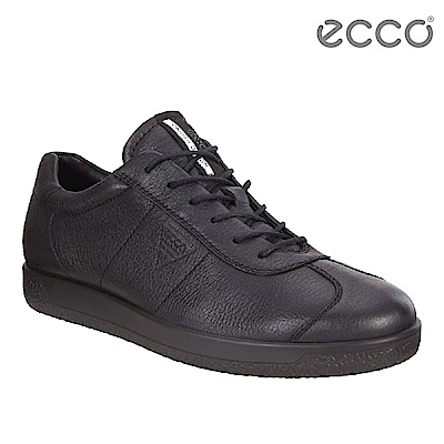 ECCO SOFT 1 MENS 極簡舒適潮流休閒鞋 男-黑