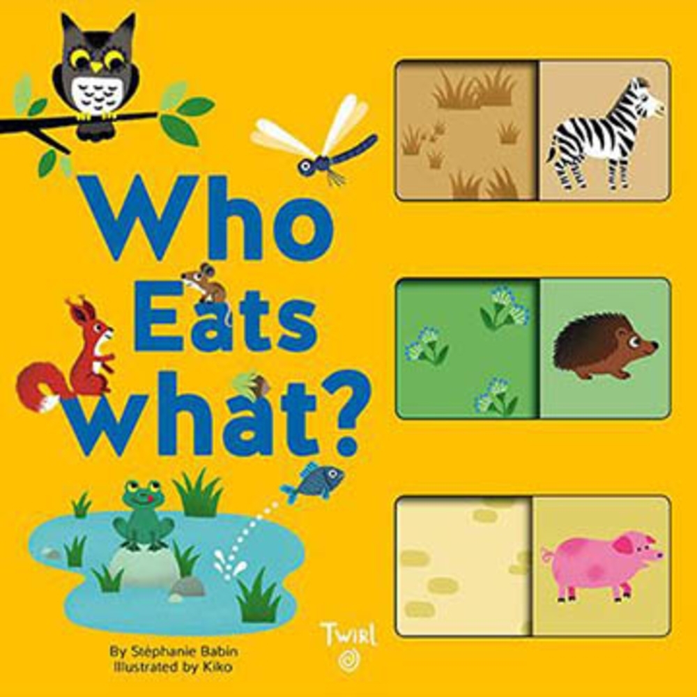 Who Eats What? 動物們吃什麼?配對遊戲書