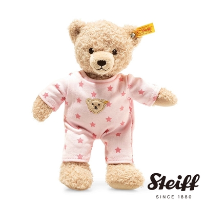 STEIFF德國金耳釦泰迪熊 Teddy bear girl baby with pyjama 睡衣熊女孩 嬰幼兒安撫玩偶