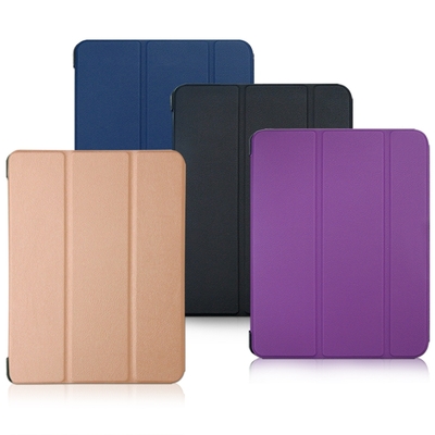 VXTRA 2022 iPad 10 第10代 10.9吋 經典皮紋三折保護套 平板皮套