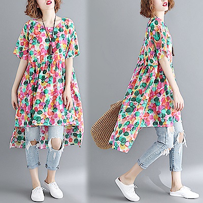 【韓國K.W.】日本設計花朵上衣