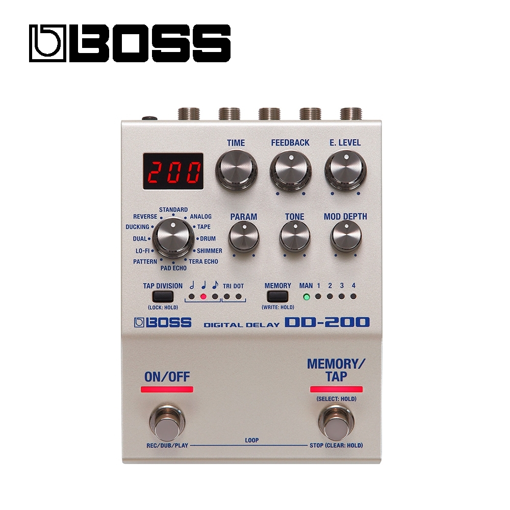 BOSS DD-200 數位延遲效果器