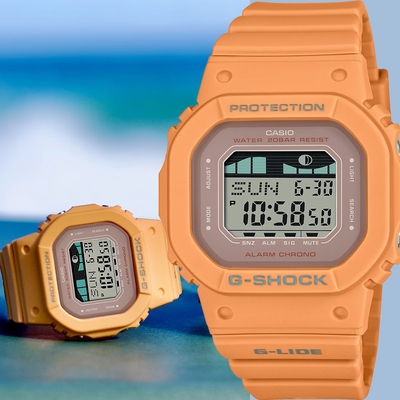 CASIO 卡西歐 G-SHOCK ITZY 有娜配戴款 G-LIDE 衝浪潮汐女錶手錶 新春送禮 GLX-S5600-4