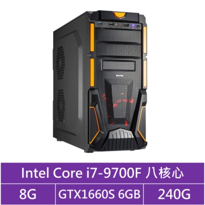 華碩H310平台[戰略弓兵]i7八核GTX1660S獨顯電玩機