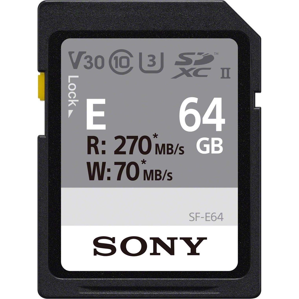 SONY SF-E64/T1 UHS-II V30 U3 64G 記憶卡 (公司貨)