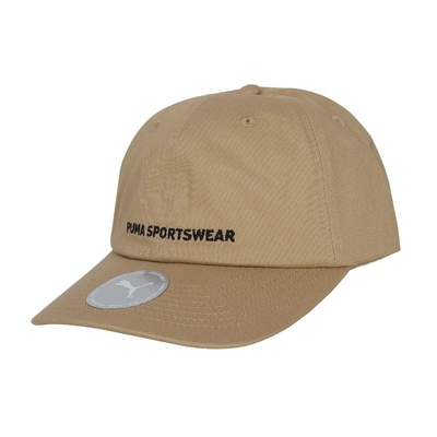 PUMA 基本系列 SPORTSWEAR 棒球帽-防曬 遮陽 棒球帽 運動 帽子 02403611 奶茶黑