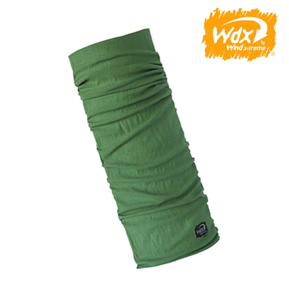 【Wind x-treme】美麗諾羊毛保暖多功能頭巾 5009 嫩綠(透氣、圍領巾、西班牙)