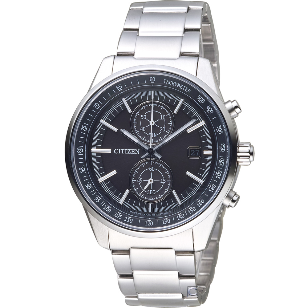 CITIZEN 星辰 沉穩時尚光動能男錶(CA7030-97E )41mm