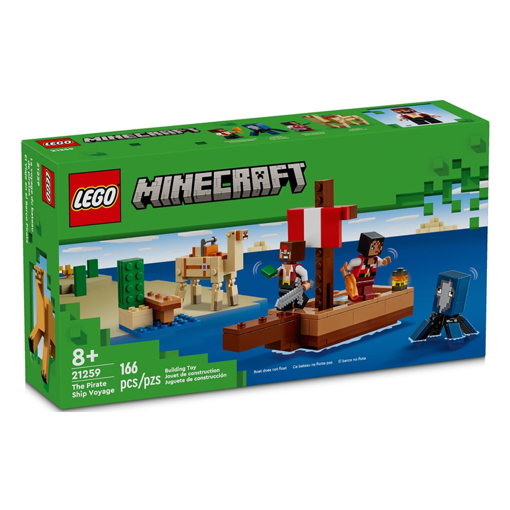 樂高LEGO Minecraft系列 - LT21259 The Pirate Ship Voyage