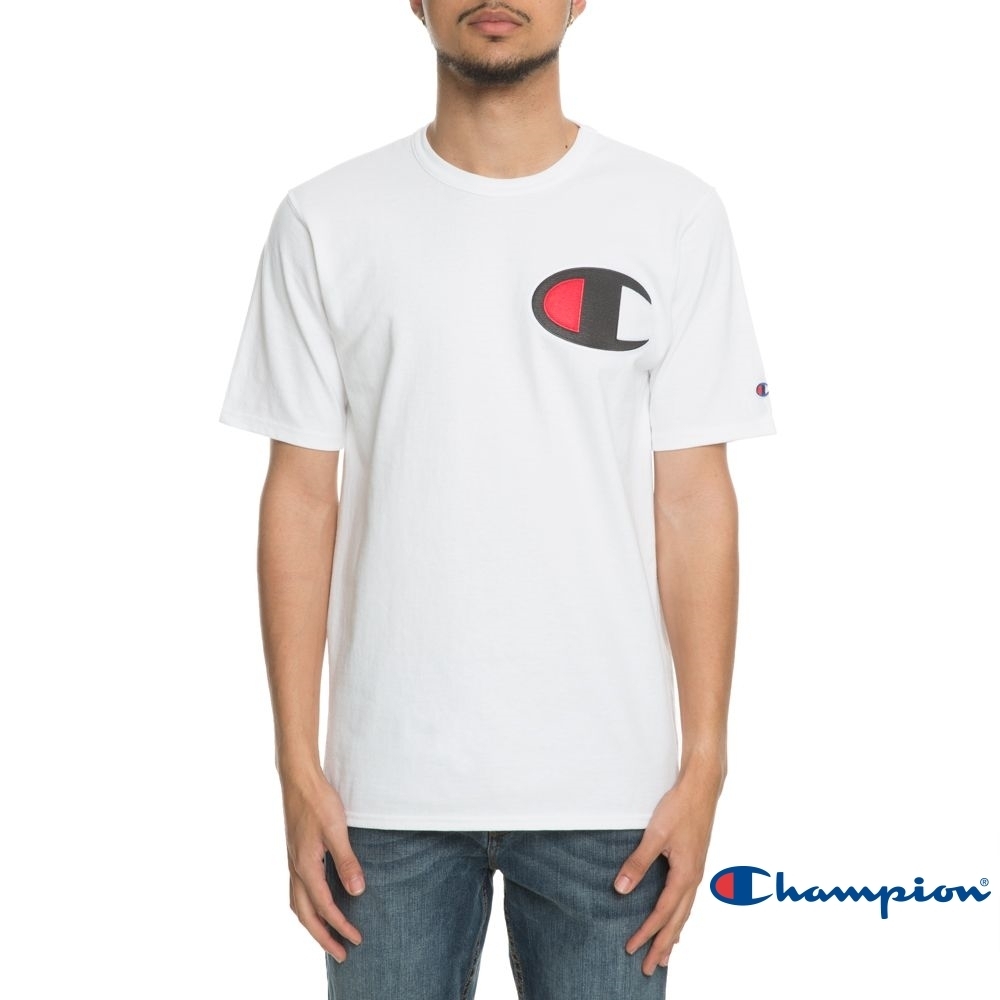 Champion Life 大C LOGO短T 白色