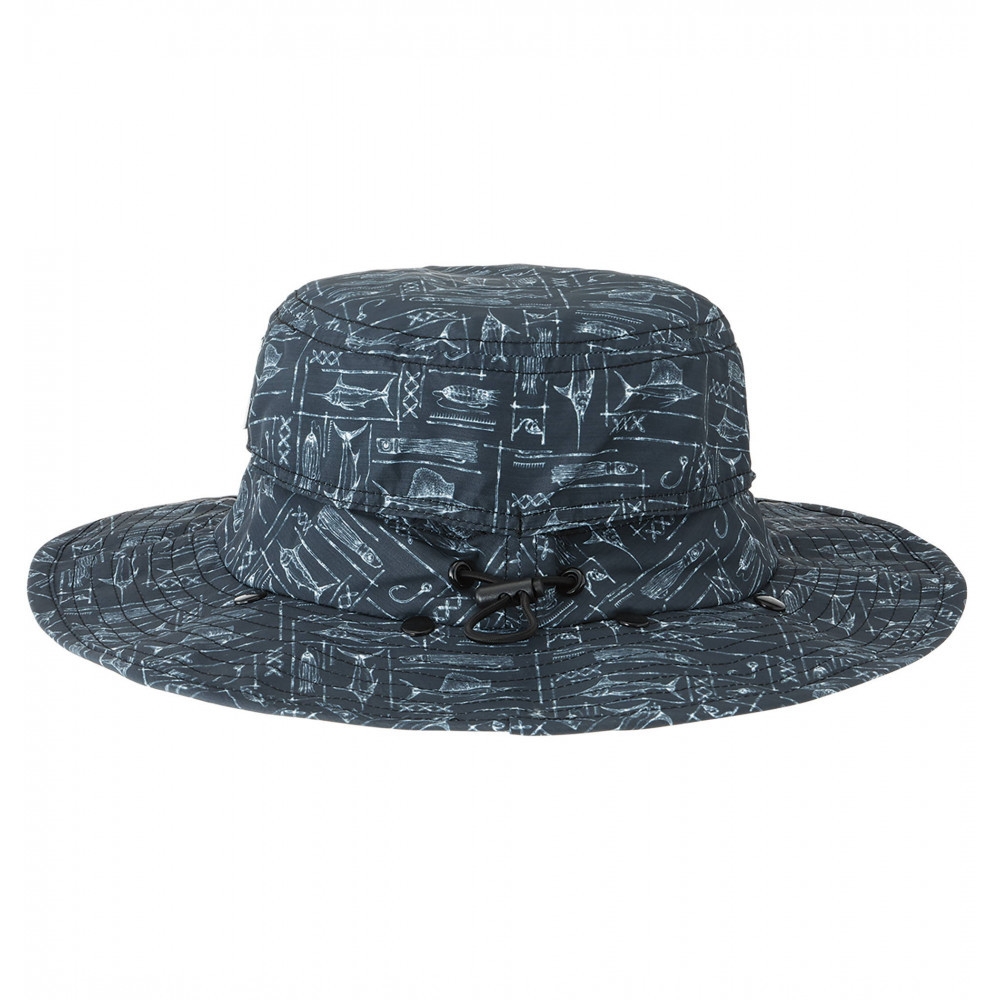 QUIKSILVER】M&W UV WATER HAT PRT 戶外運動帽黑色| 棒球帽/鴨舌帽