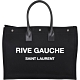 YSL Saint Laurent Rive Gauche 帆布手提托特包(黑色) product thumbnail 1