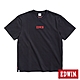 EDWIN 寬版立體刺繡LOGO短袖T恤-男-黑色 product thumbnail 1