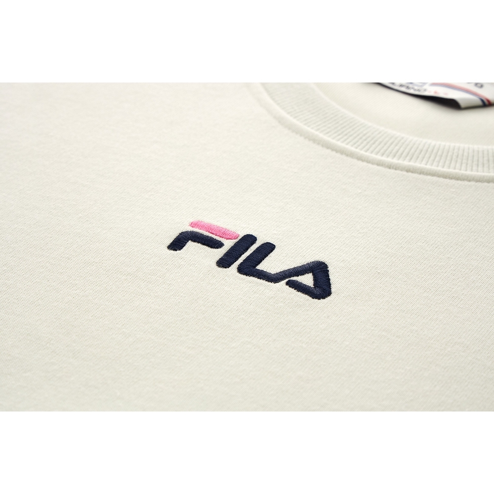 FILA #李多慧著用款#upthebeat 舞與倫比中性長袖圓領T恤-粉色1TEX-5412