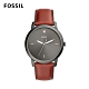 FOSSIL MINIMALIST 簡約設計中性錶-黑底紅錶帶 約44mm FS5479 product thumbnail 1