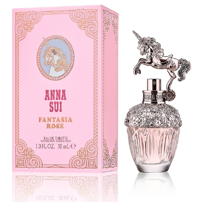 Anna Sui Fantasia Rose 玫瑰花舞獨角獸淡香水 30ml(專櫃公司貨)