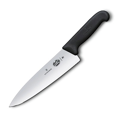 VICTORINOX瑞士維氏 20cm Fibrox 主廚刀(寬刃) 5.2063.20
