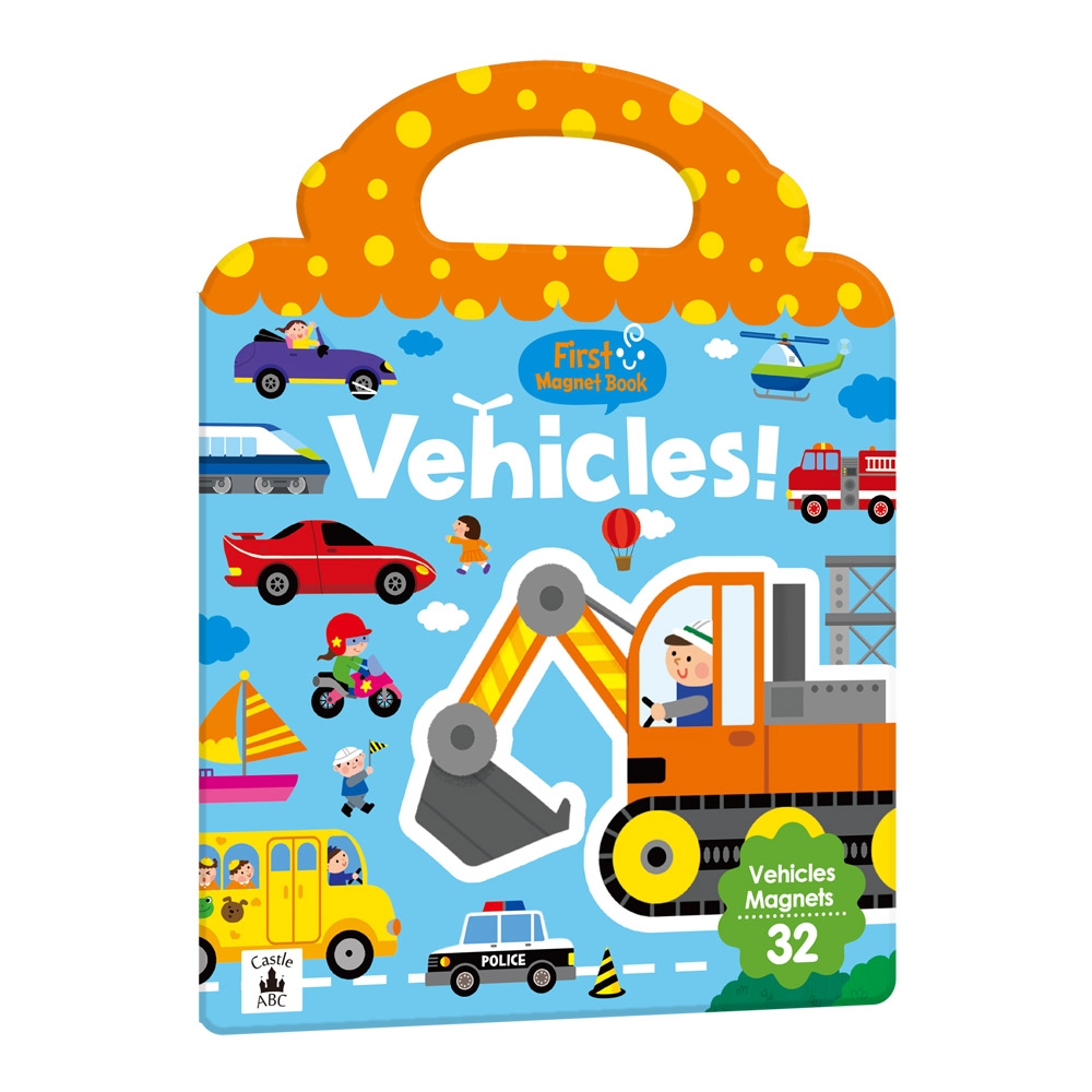 【?美 】First Magnet Book – Vehicles