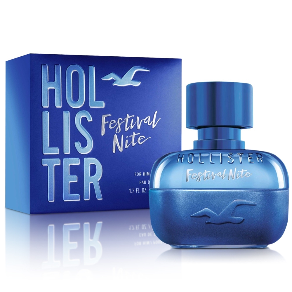 【短效品】HOLLISTER 霓虹派對男性淡香水50ml