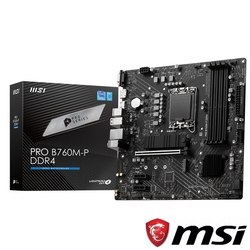 MSI微星PRO B760M-P DDR4主機板