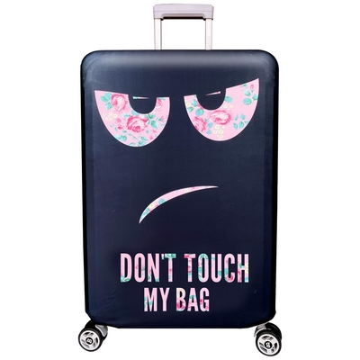 新一代 DON T TOUCH MY BAG 春漾女神版 行李箱保護套(25-28吋行李箱適用)