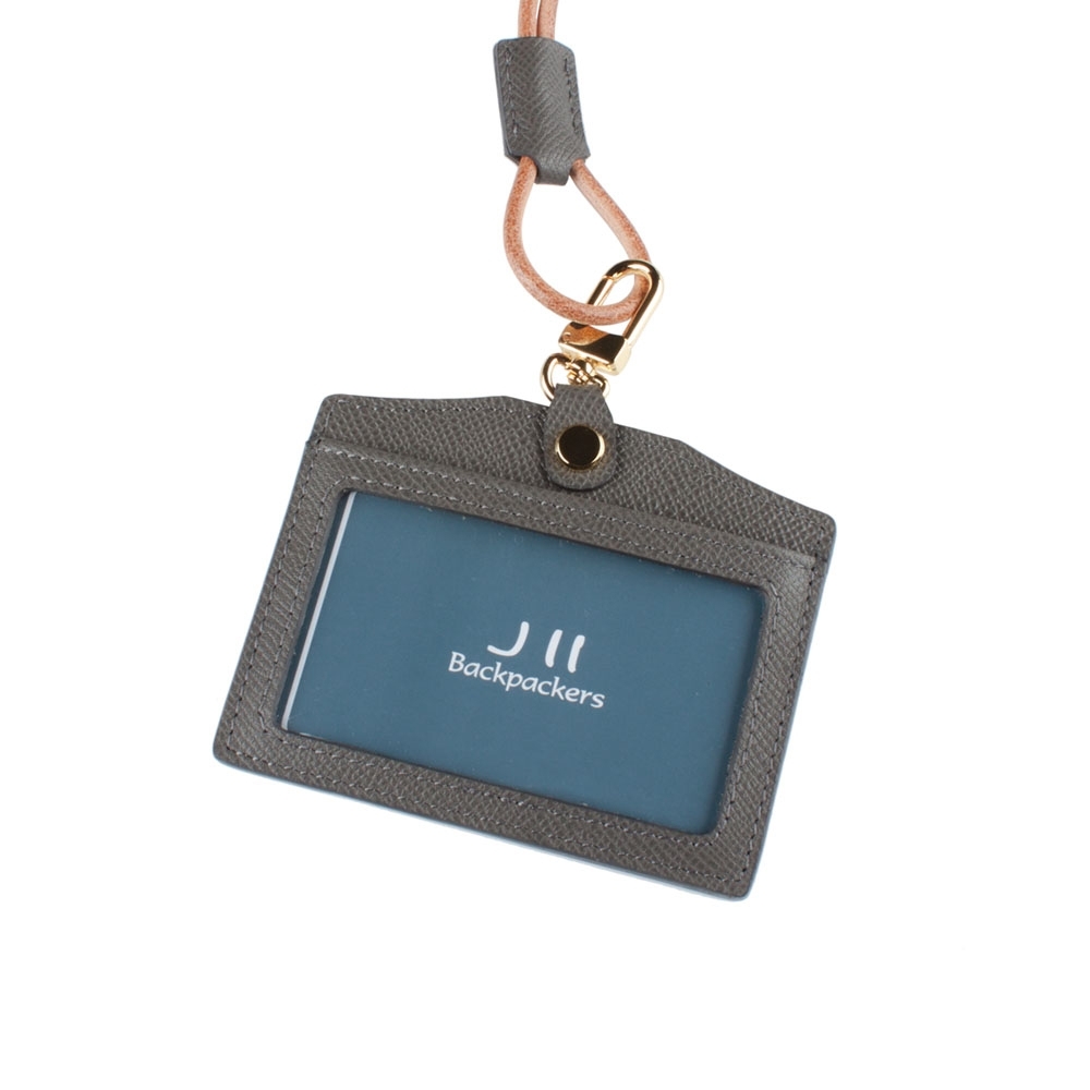 J II 粗礦牛皮橫式雙卡證件套-2102-2