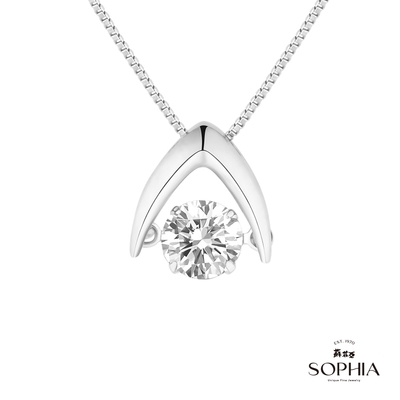 SOPHIA 蘇菲亞珠寶 - 璀璨耀動 30分 F/VVS1 18K金 鑽石項墜