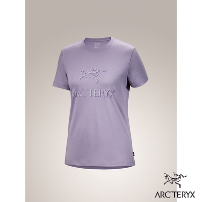 Arcteryx 始祖鳥 女 Arc Word 短袖休閒Tee 藍香紫