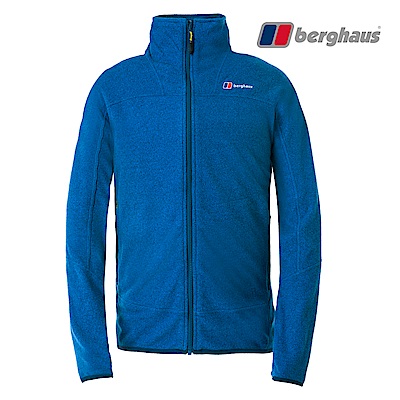 【Berghaus貝豪斯】男款刷毛保暖外套H22M45藍色