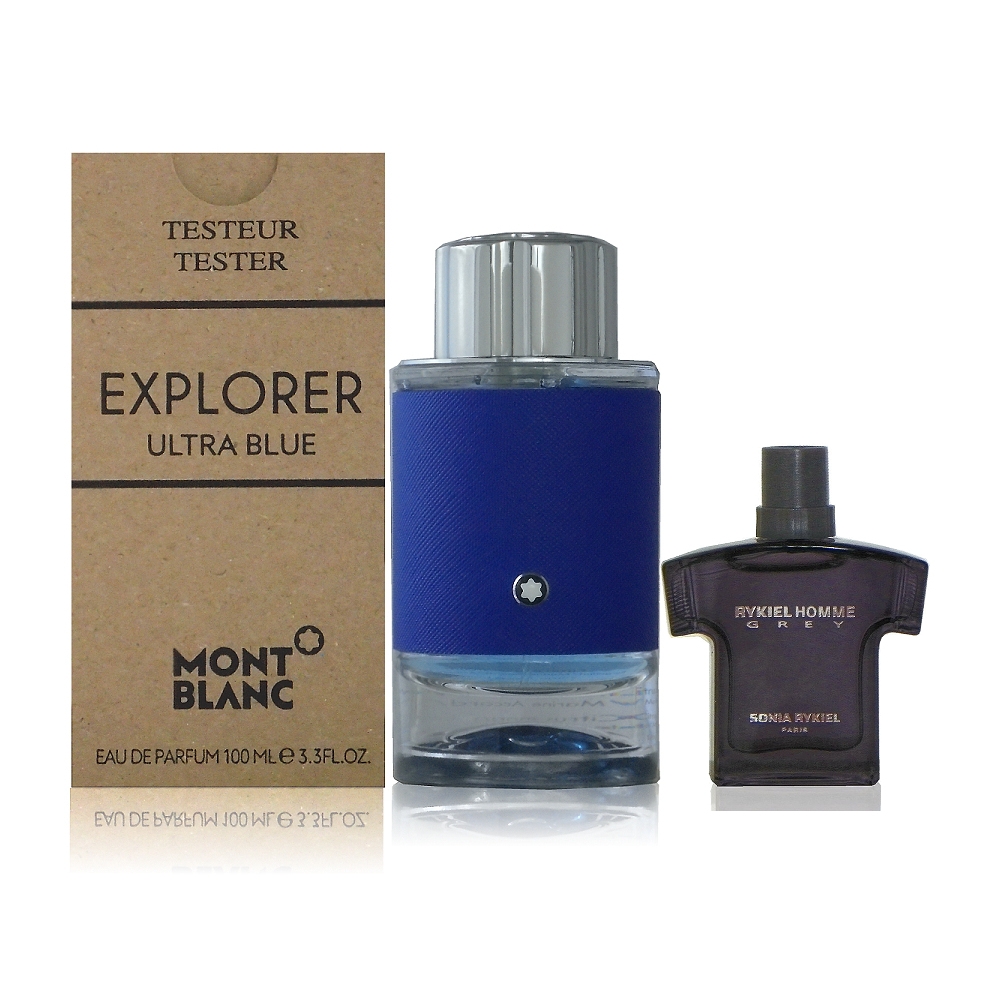 Montblanc Explorer Ultra Blue 探尋藍海淡香精 100ml Tester 包裝 搭贈隨機 4ml 以上小香