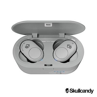 Skullcandy 骷髏糖 Push 真無線藍牙耳機-淺灰色(公司貨)