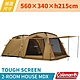 美國 Coleman TOUGH SCREEN 2-ROOM HOUSE MDX 4-5人日系潮流感沙色系帳篷_CM-38139 product thumbnail 1