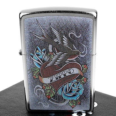 ZIPPO 美系~Vintage Tattoo-經典紋身圖案打火機