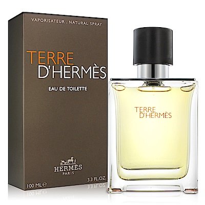 HERMES愛馬仕 TERRE D HERMES 大地男性淡香水100ml