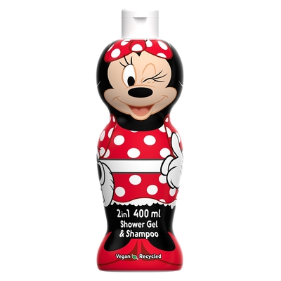 Disney 米妮 2合1 沐浴洗髮精 400ml(萌Q收藏版)